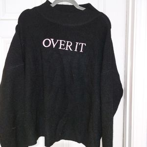 EUC xl fashion nova open back sweater